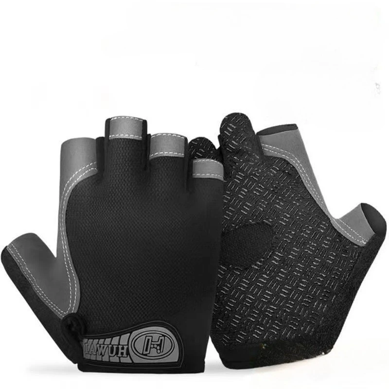 Ultradünne, atmungsaktive, rutschfeste Halbfingerhandschuhe mit Sonnenschutz für Outdoor-Aktivitäten, Fitness-Training, Camping, Klettern