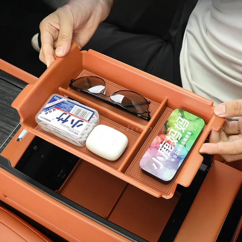 

Special Armrest Box Storage Box Central Control Storage Box Accessories Decoration Car Interior Refit Accessories For AITO M9