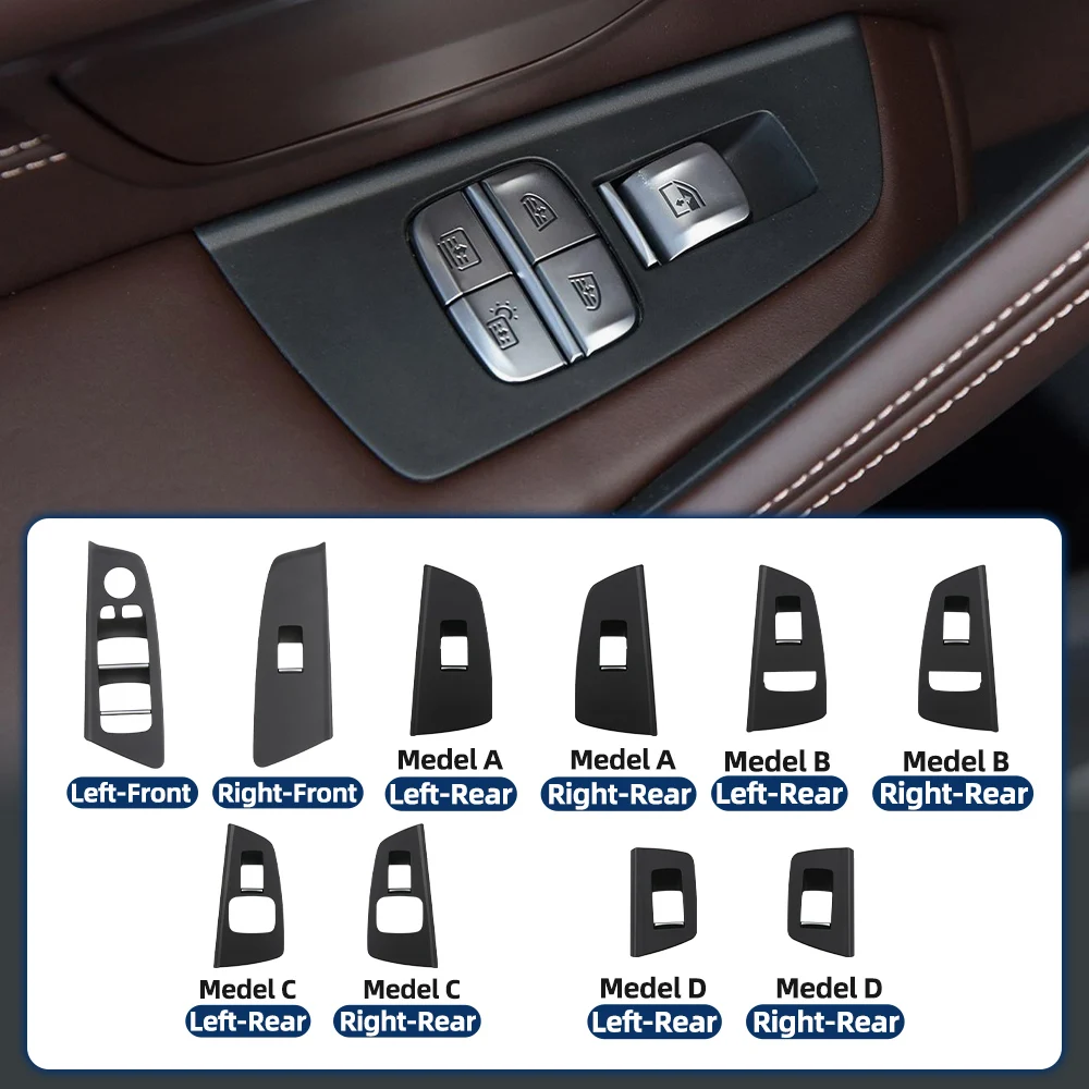 

Накладка на панель переключателя окна двери для BMW 5 серии G30, внутренняя ручка двери автомобиля 2018-2023 51417438577 51417449789