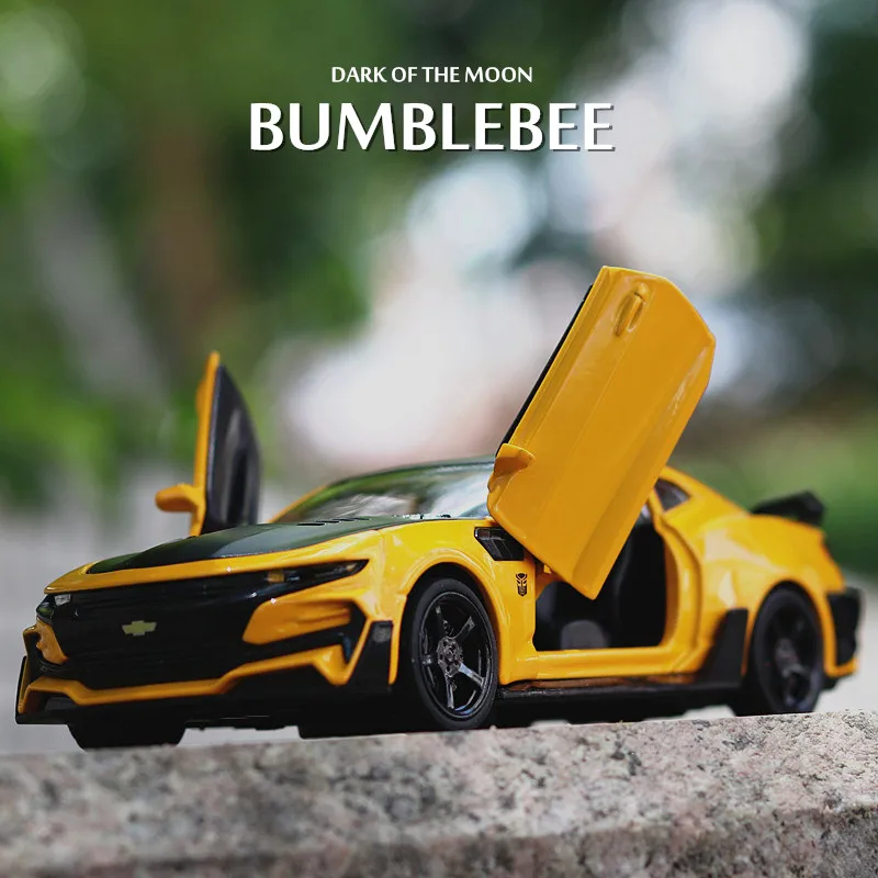 1:32 1:36 Chevrolet Camaro  hornet Toy Diecast Car Alloy Sports Car Model Sound And Light Pull Back Children Toys Boys A324