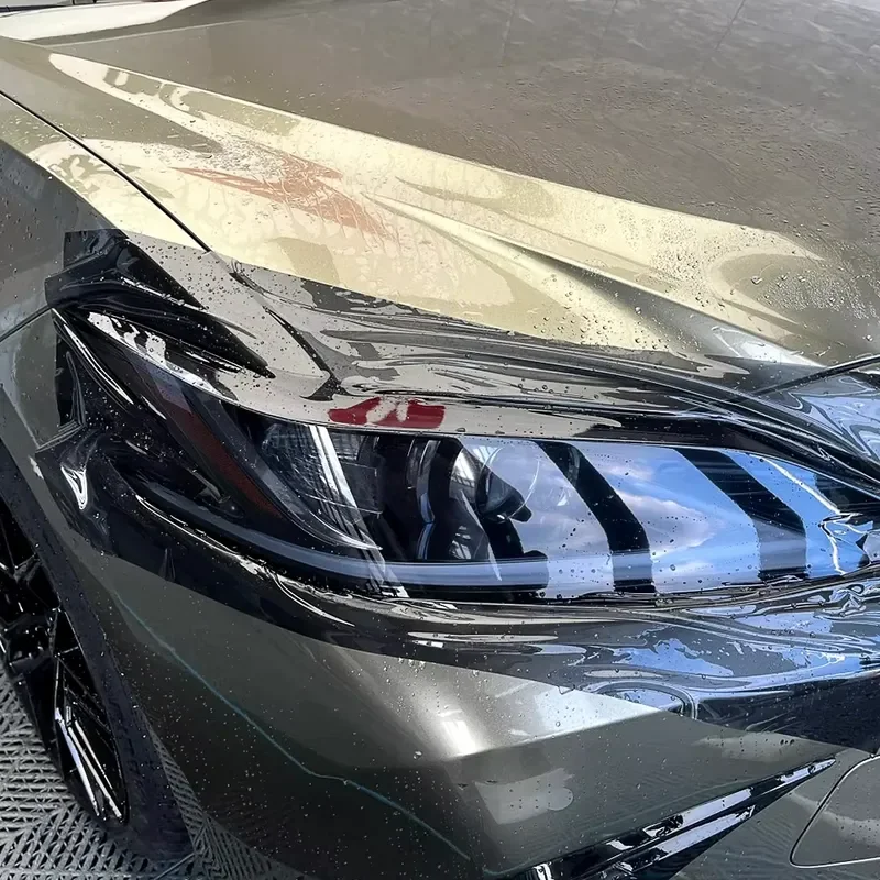 7.5Mil TPU PPF Car Headlight Tint Film Self Healing Scratch Sand Proof 0.3x15M OEM/ODM 5Yr Warranty Factory Wholesale view 3