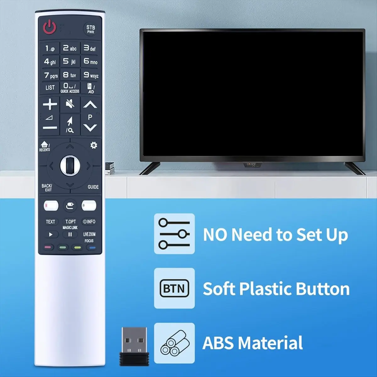 Latest Model Remote Control for Smart TV Magic Remote AKB75455602 AKB75455601 an-MR700 an-MR650 an-MR600