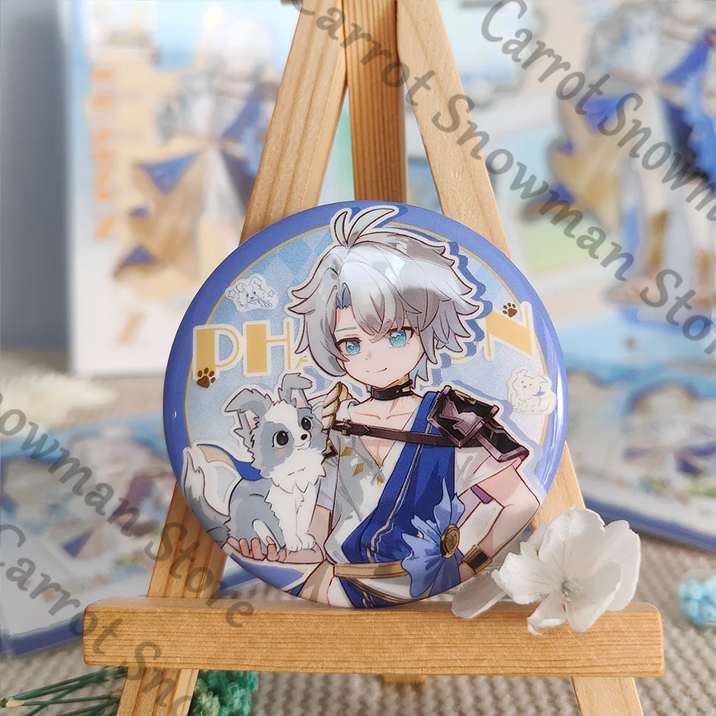 Anime Honkai: Star Rail Phainon Badge Tinplate Emblem Stamp Photo Paper Card Acrylic Standing Sign Cartoon Cospaly Gift