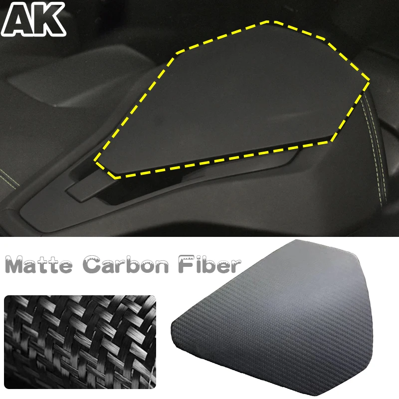 For Lamborghini Huracan LP610 LP580 2014-2023 Matte Real Carbon Fiber Car Dashboard Trim Panel EVO Sto OEM Style Car Accessories