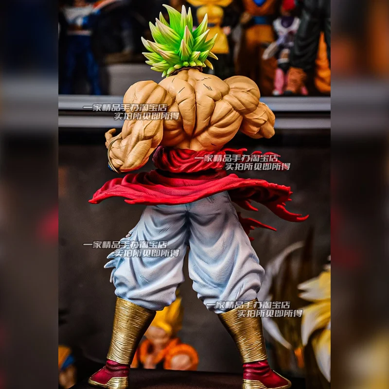 50CM  Dragon Ball Breaking Circle Broly Figure JT Statue Brother Super Saiyan GK Statue Model Ornament Boy Gift view 3