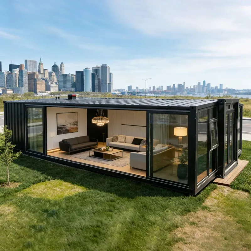 Standard Size Foldable Container House 20ft 40ft Certified Prefab Modular Building Easy Stacking Transportation Global Shipping
