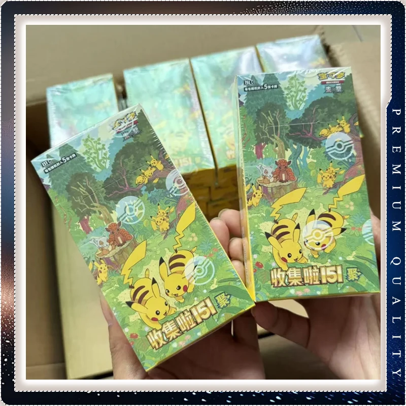 pokemon-scarlet-violet-simplified-chinese-collect-151-journey-together-tcg-trading-cards-for-card-collectors-game-fans-holiday