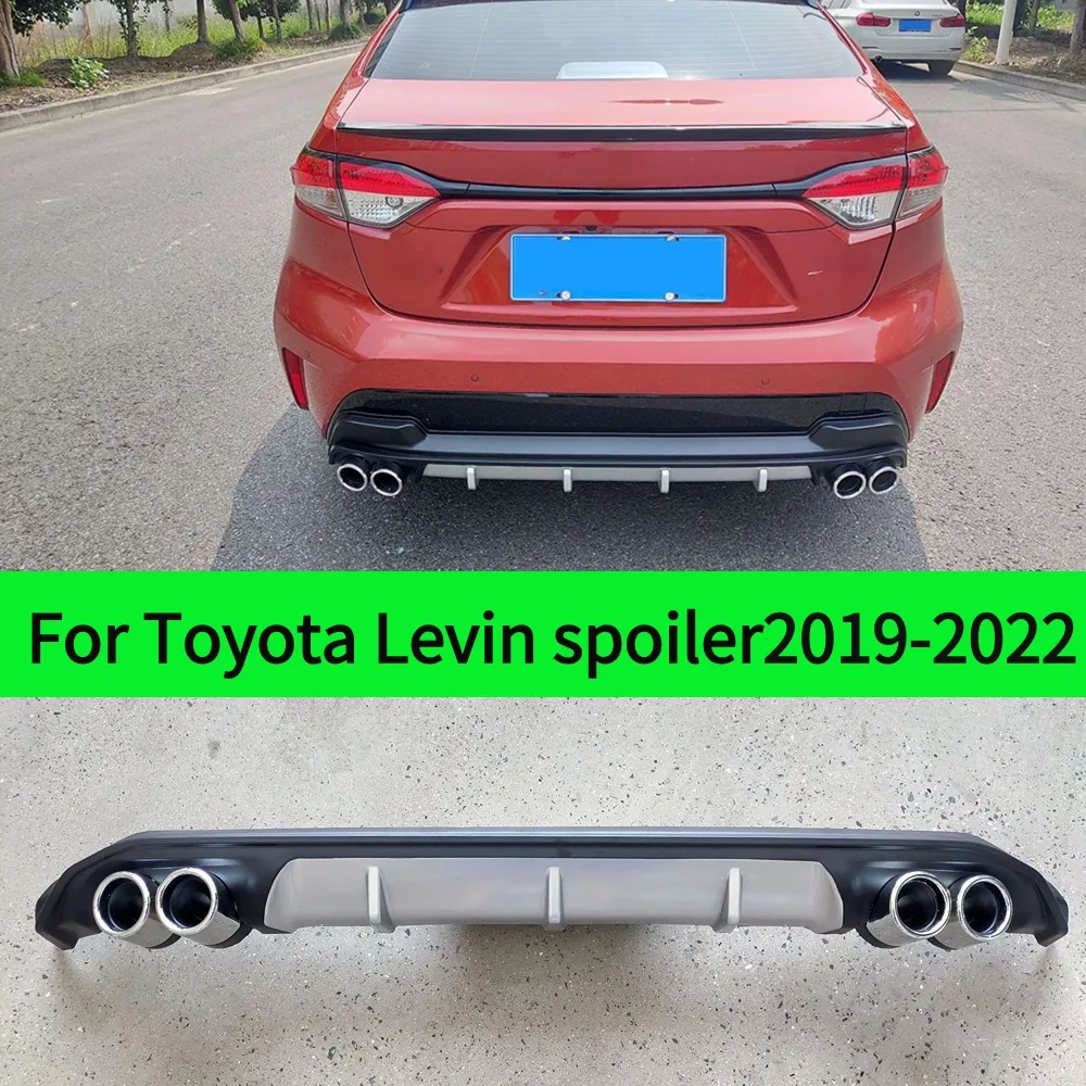 For  2019-2022  ABS Toyota Levin spoiler material appearance spoiler rear trunk lip cover tuning