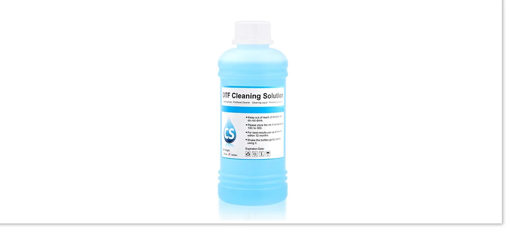 Powerful DTF Cleaning Solution Liquid for Epson DX5 DX7 L1800 L805 L800 1390 I3200 DTF ink cleaning Liquid (4 capacities Option)