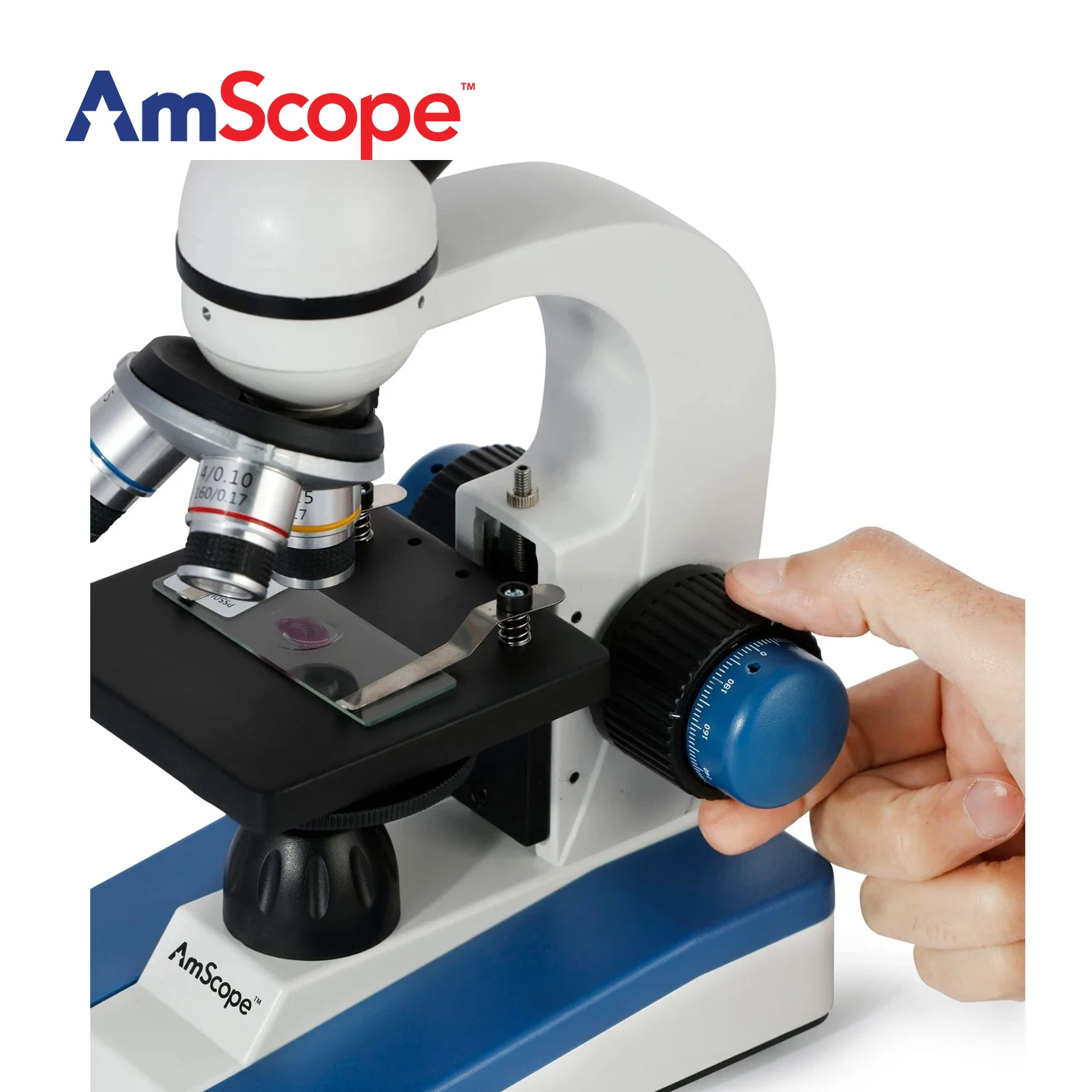 Amscope Microscope Kid Microscope - مجهر أحادي العين مركب من نوع