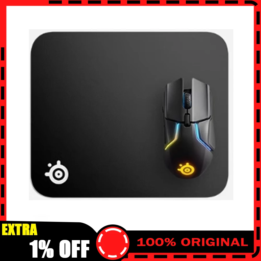 

SteelSeries Qck тяжелый коврик для мыши влагостойкий резиновый коврик для мыши FPS противоскользящий для CSGO PUGB Valorant APEX аксессуары для ПК
