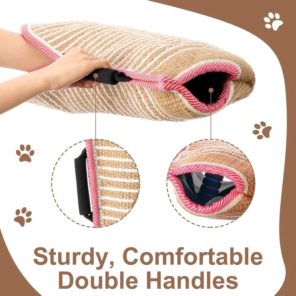 طقم تدريب لدغة الكلاب مع أكمام وسوط وعصا لـ K9، الراعي الألماني، حماية الجرو والتدريب التفاعلي