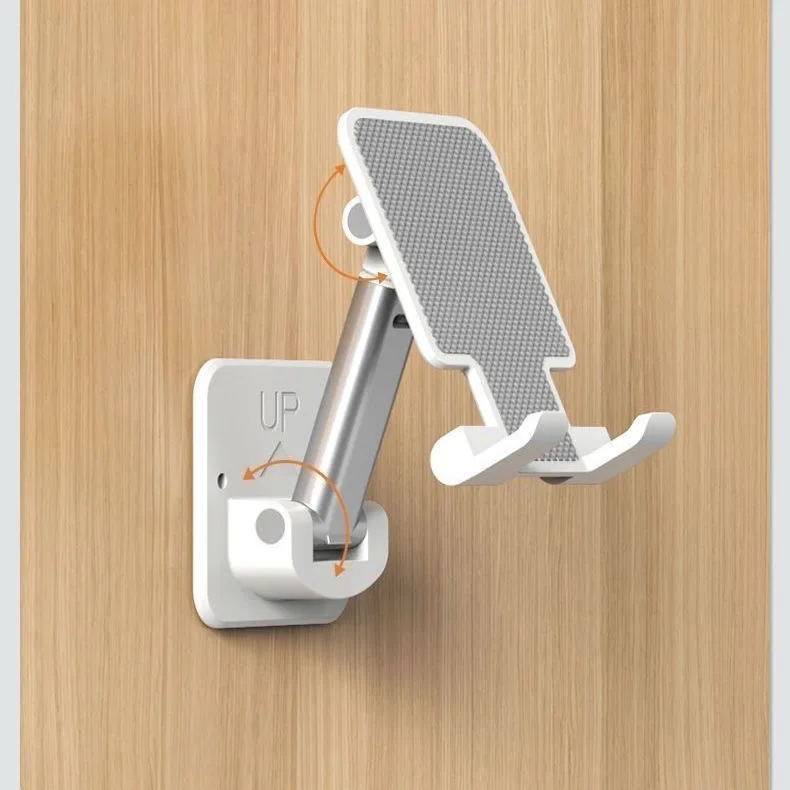 

Новый стильный держатель для телефона, кронштейн для размещения, настенный кронштейн, клей для кухонных стен, настенный, противоскользящий