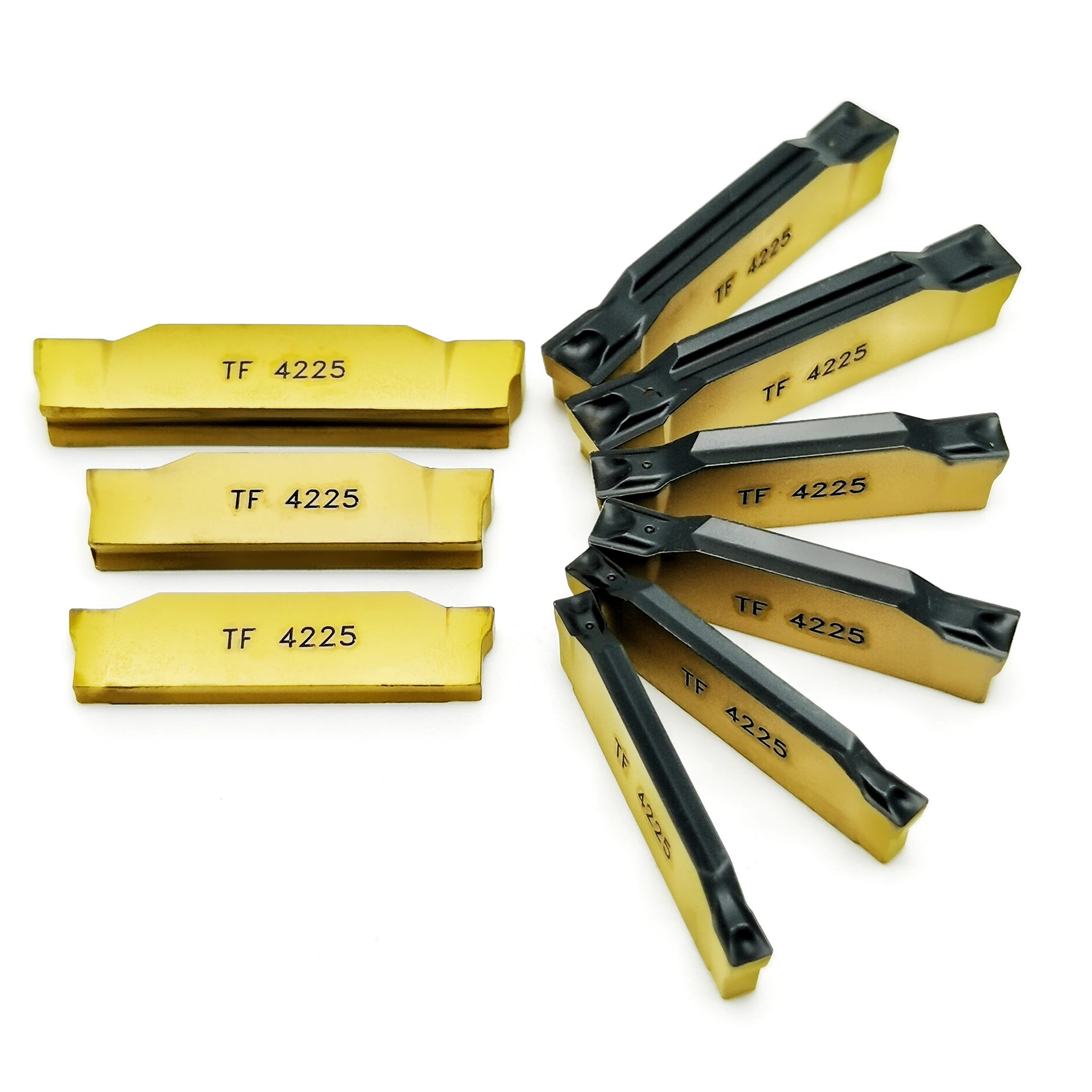 Hadangan Alat N123G2 0200/0300/0400 CR 1125 N123G2 0300/0200/0400 TF 4225 2 Mm 3 Mm 4 Mm Karbida Sisipan Bubut Slotting Pisau N123G2