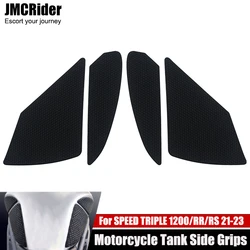 For SPEED TRIPLE 1200 RR RS/1200RR 2021 2022 2023 Motorcycle Tank Pads Grips Protector Stickers Decal Knee Side Fuel Pad
