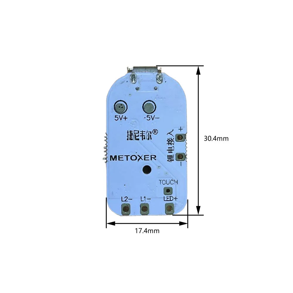 DC 5V Stepless Dimmer Module 5W Dual-Color LED Driver 0-100% Touch Control LED Lamp Board USB Charging Isobaric Output