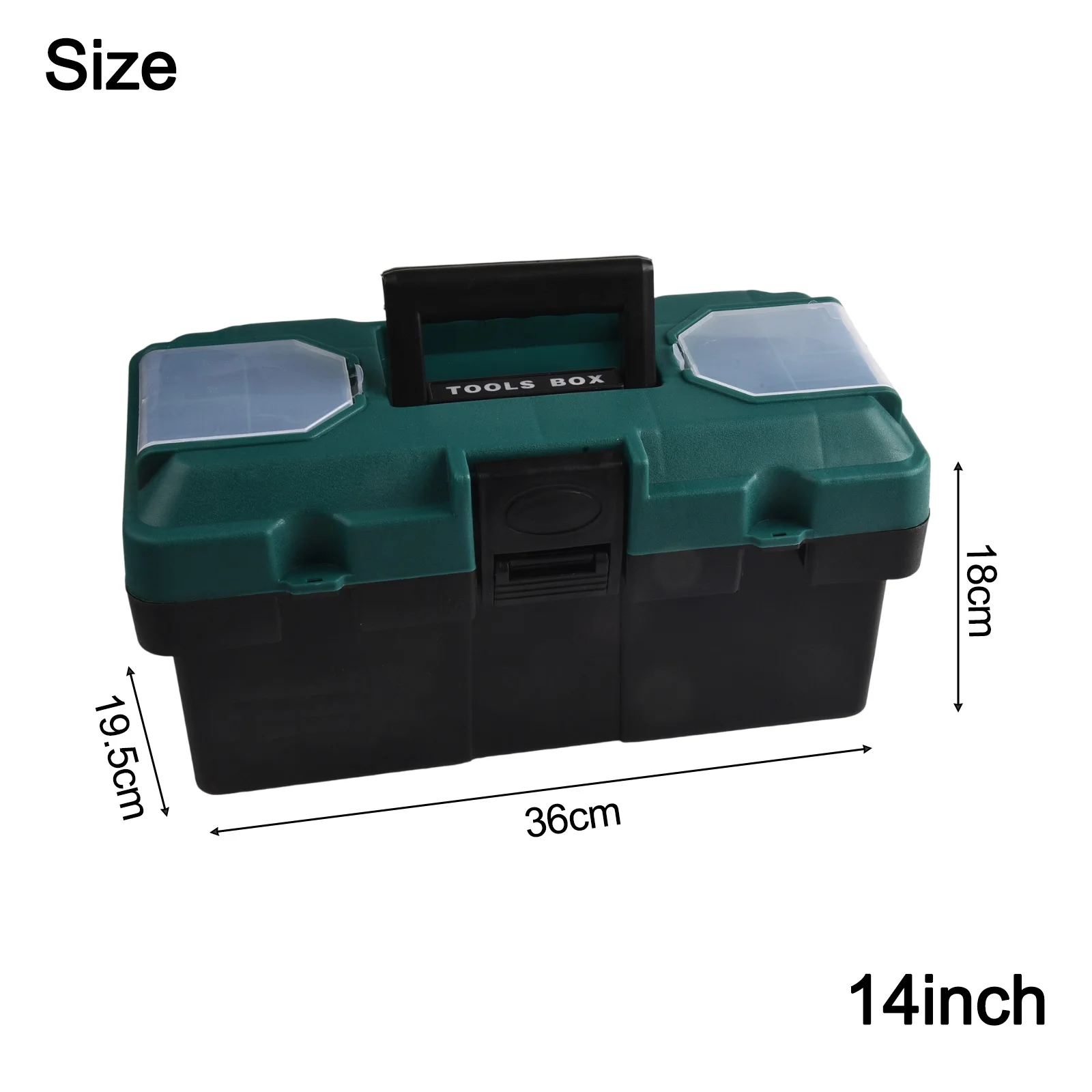 

Comfortable Handle Electrical Repairs Case Brand New Easy Access Ergonomic Handle Lightweight Design PP Material