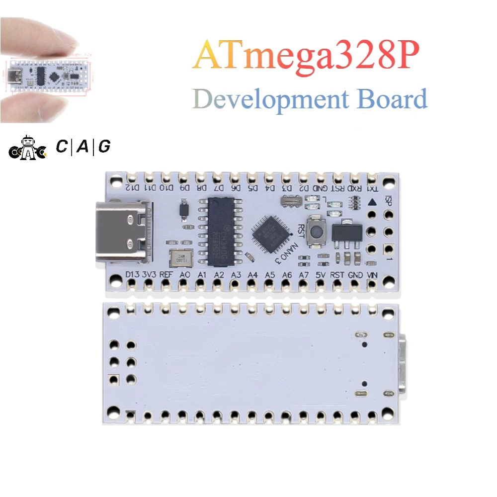 Type-C NANO V3.0 ATmega328P CH340G 5V 16M Module Micro-Controller Development Board for Arduino 328P CH340 ATMEGA328P-AU