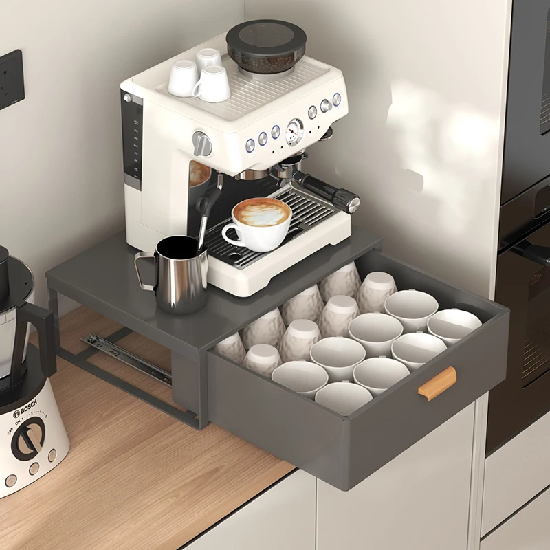 

Japan imported countertop coffee machine cup rack drinking machine tea cabinet storage rack water cup kitchen storage rack