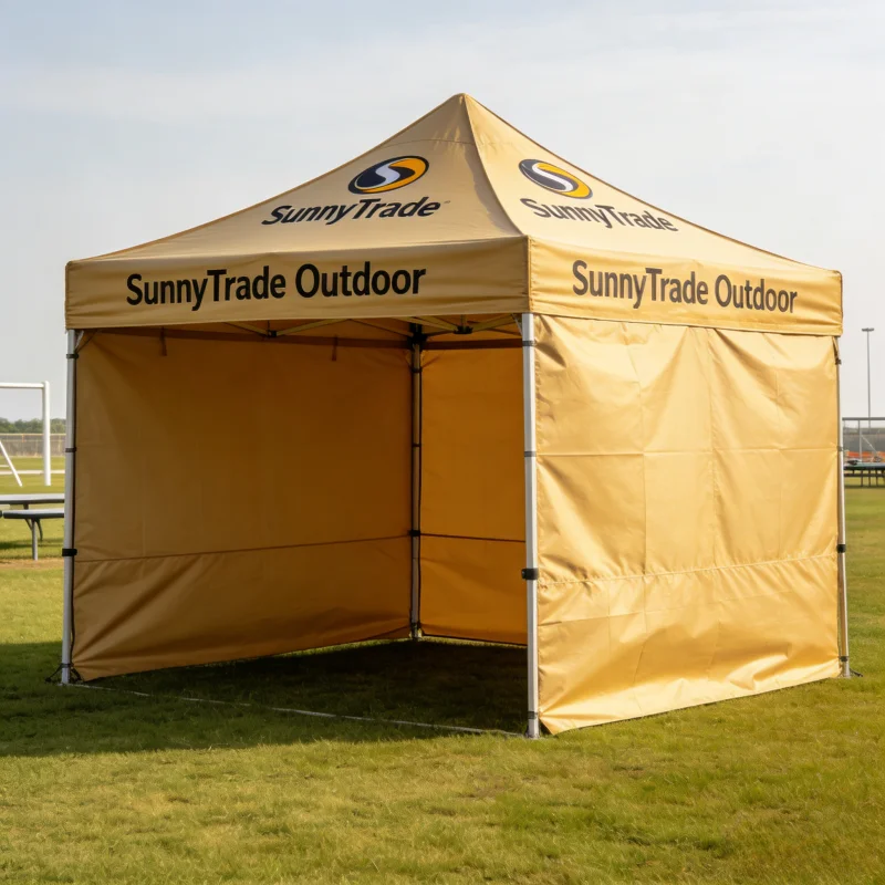 Custom logo Printing Branded 10*10ft Gazebo Awning Pop up Tent Trade Show Booth Aluminum Frame Canopy Tent for Business Event