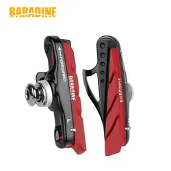 Silent Braking Light Weight C-Clamp Brake Blocks Road Bike Linear Pull C-Brake Metal Rim Friction Pads Replace Inserts Baradine