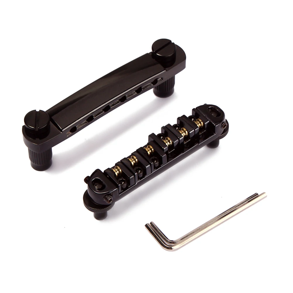 

Electric Guitar Parts Replacement Bridge\Tailpiece Guitar Roller Saddle Bridge Saddle Bridge for Wrench