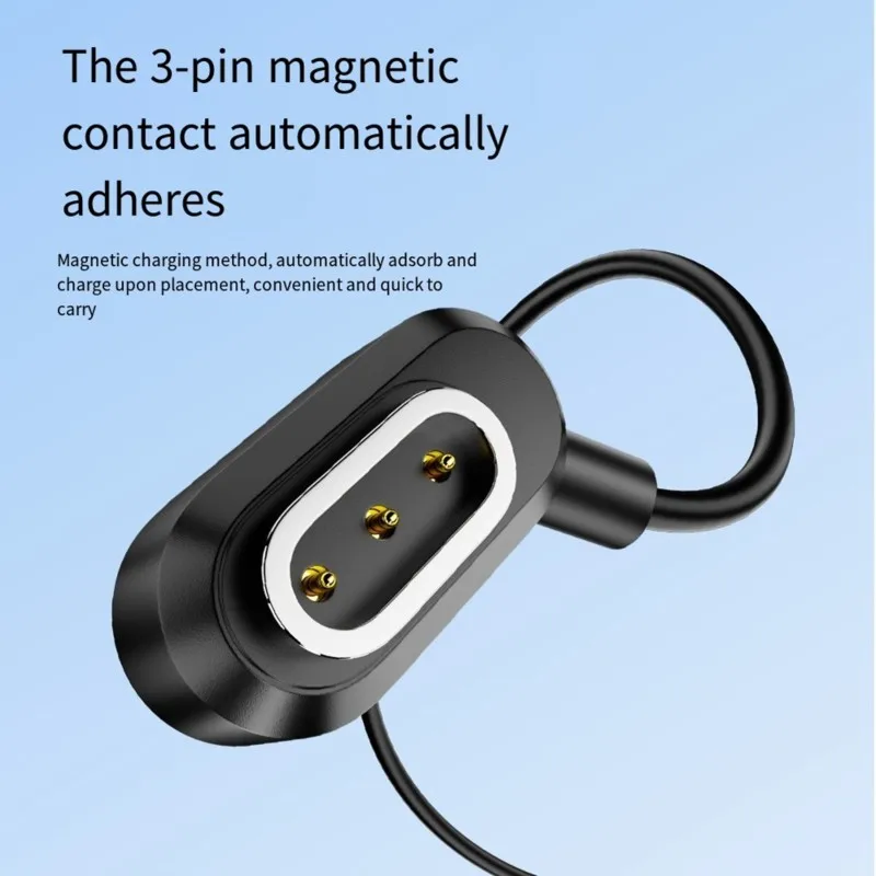 2026 Easy Use Type-C 120Cm Extended Magnetic Charging Cable For Rokid Glasses AI Glasses Charger