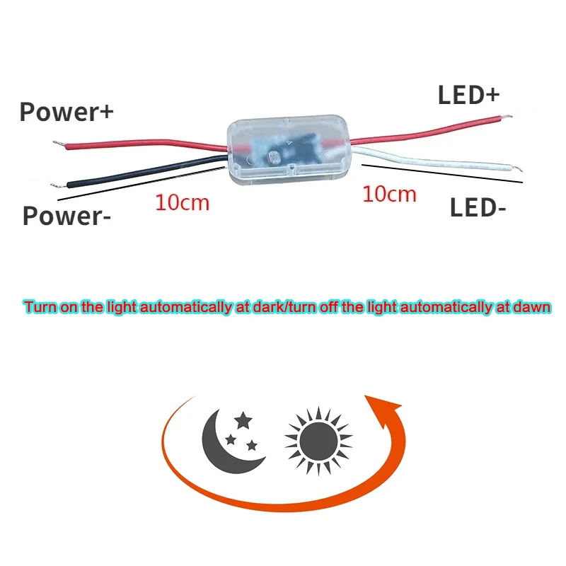 DC 5V/12V/24V light control switch Photoresistor relay module Detection sensor automatic control module  light switch custom