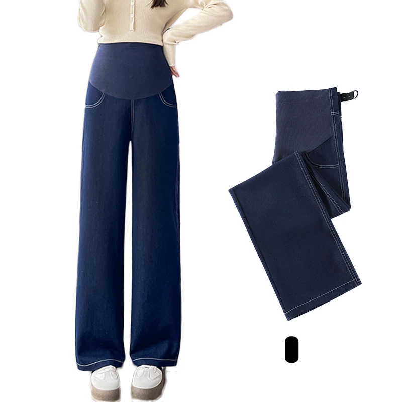 حجم كبير النساء الحوامل السراويل الطويلة فضفاضة الحمل السراويل لينة الهراء نسيج القطن الأمومة صالة ارتداء بنطال رياضي #1