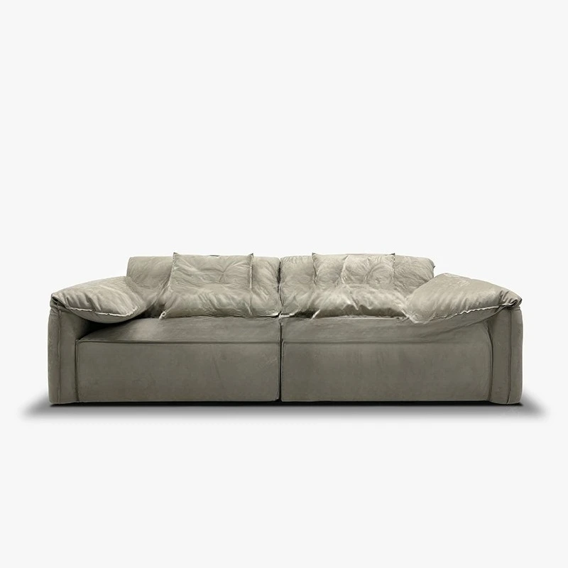 

Elephant Frosted Fabric Ear Sofa Frosted Cowhide Minimalist Internet celebrity Living Room