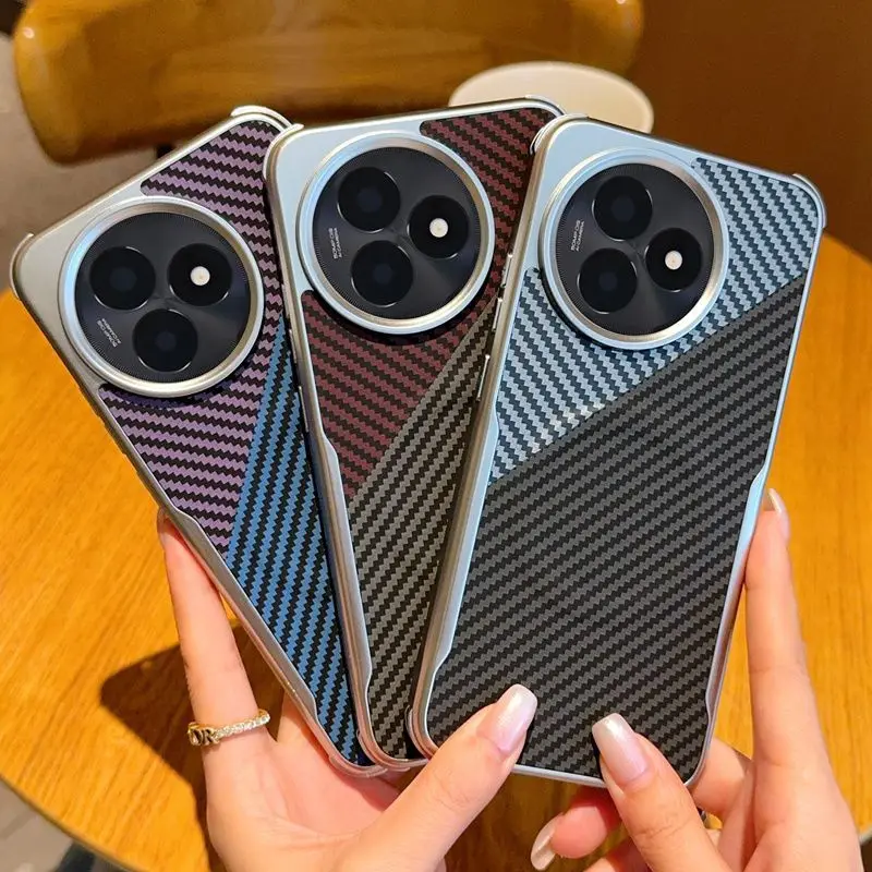 적용 가능한 레드미 k80 얼티밋 에디션 폰 케이스 포코 F7 울트라 마그네틱 카본 파이버 샤오미 15프로