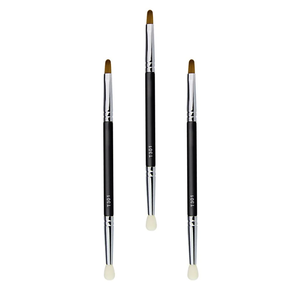 3Pcs Doppel-Kopf Concealer Pinsel Kreative Make-Up-Tools Tragbare Verbergen Gesicht Dunkle Kreis Verbergen Schwamm Pinsel Professionelle
