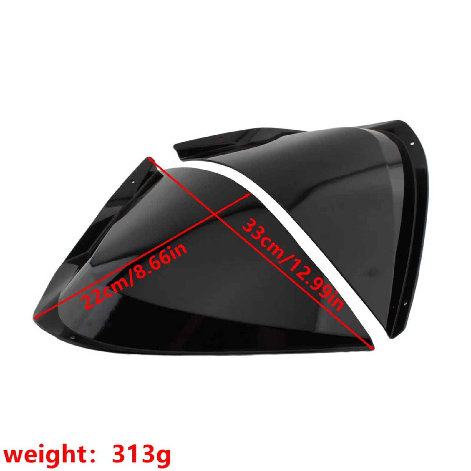 

Motorcycle Front Left Right Side Leg Guard Legshield Deflector Wind Fairing Cover For Honda PCX125 PCX150 PCX160 2021-2024 2023