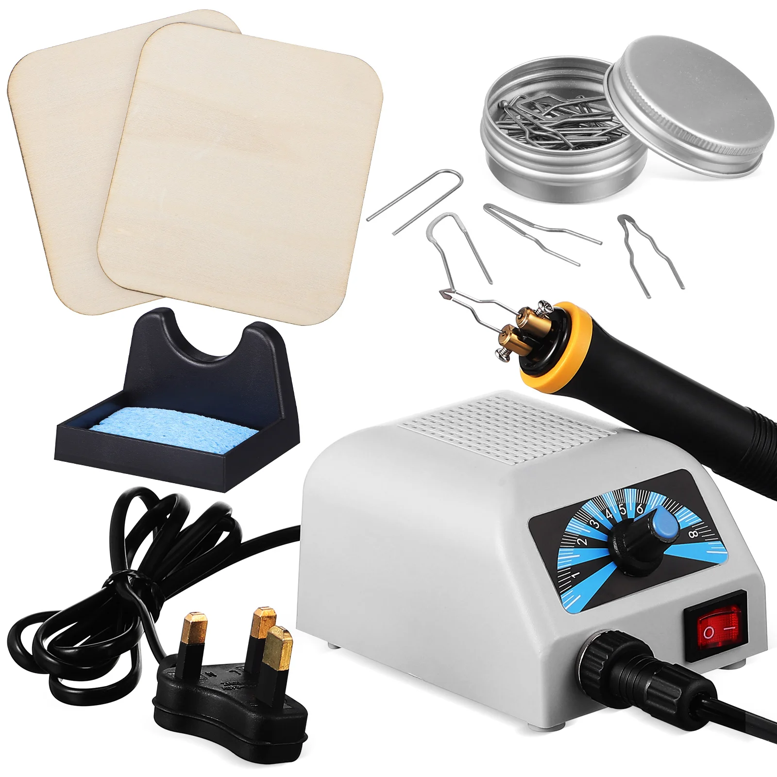 مجموعة أدوات حرق الخشب لقلم حرق دقيق بيروغرافي مع قبضة مريحة مثالية لمشاريع النقش الفنية اليدوية #1