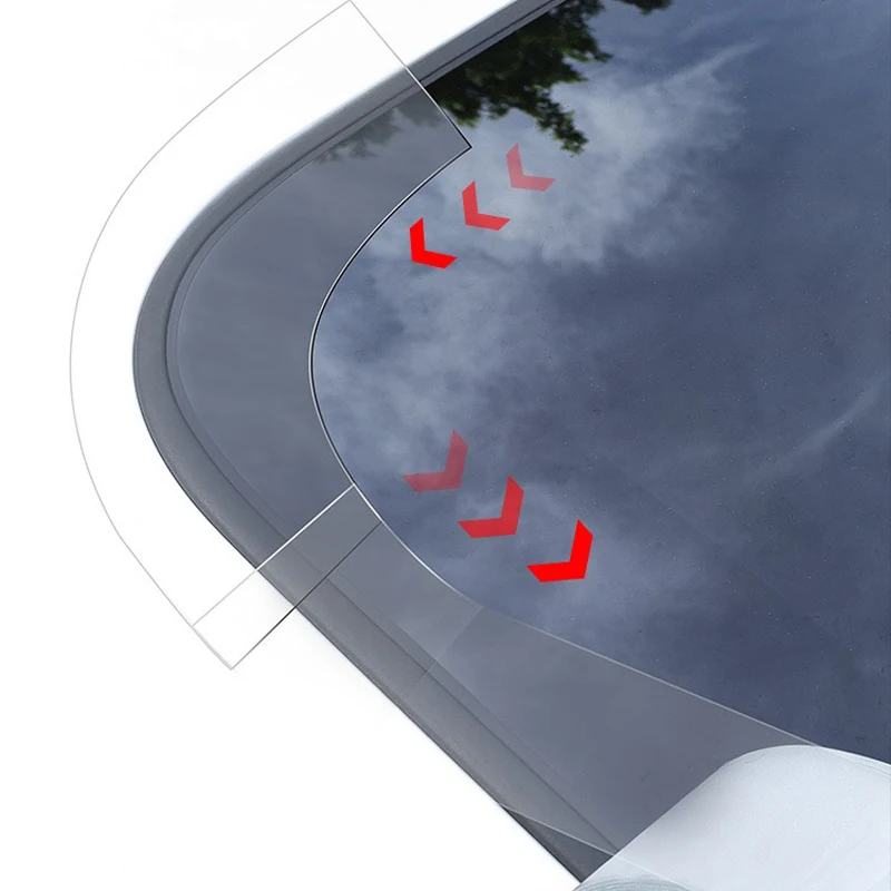 Universal Car Sunroof Edge Waterproof Sealing Strip Transparent Noise Reducing High Temperature Resistant Sealing Accessories