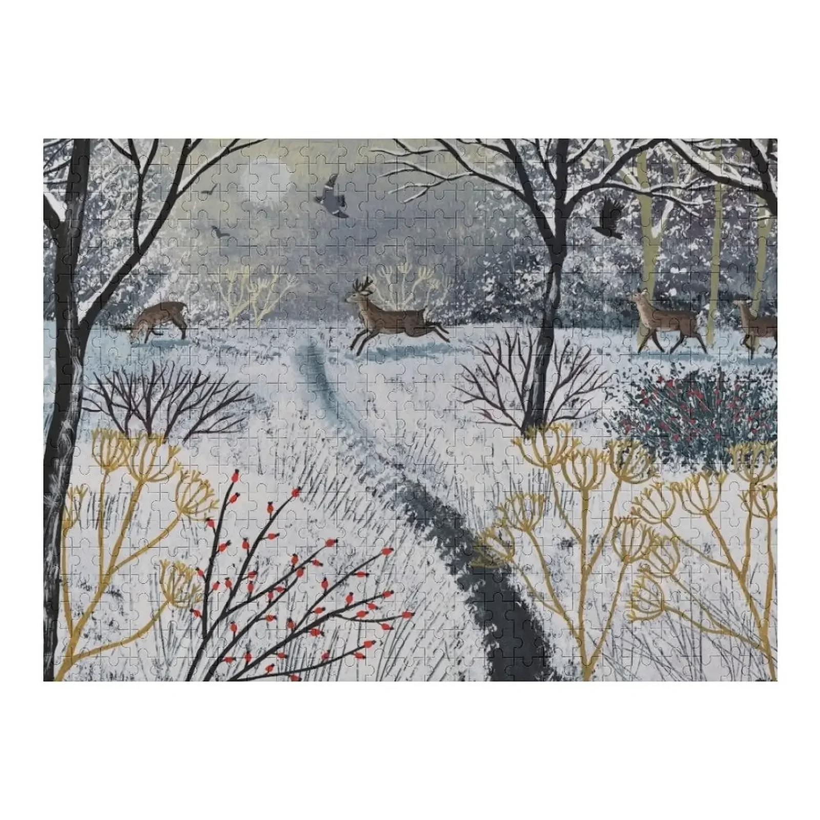 

The Silence of Snow Jigsaw Puzzle Personalised Name Personalized Baby Toy With Photo Puzzle
