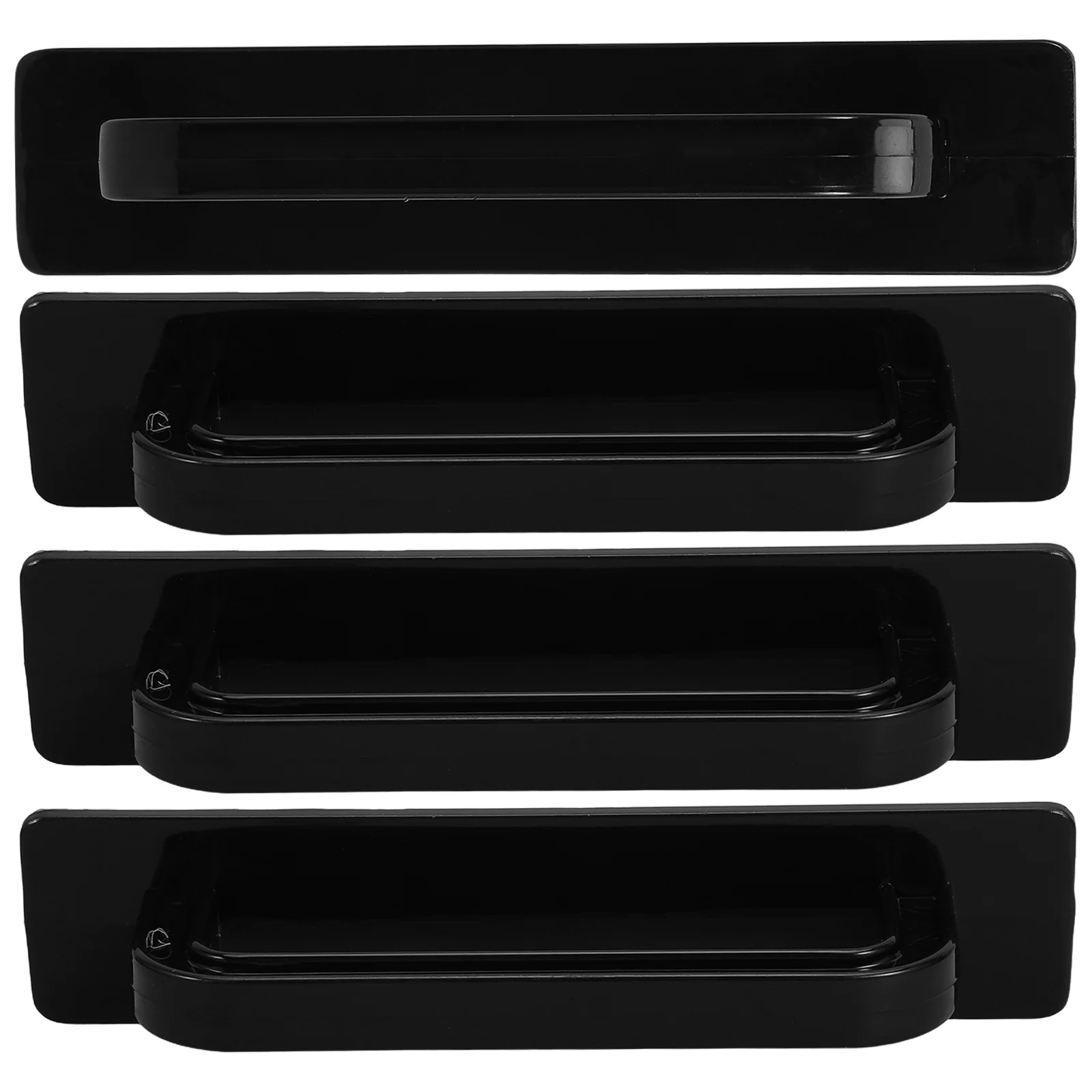 

4pcs Self-Stick Cabinet Handles No Tools Peel Stick Drawer Pulls For Kitchen Bathroom Wardrobe Furniture Upgrades