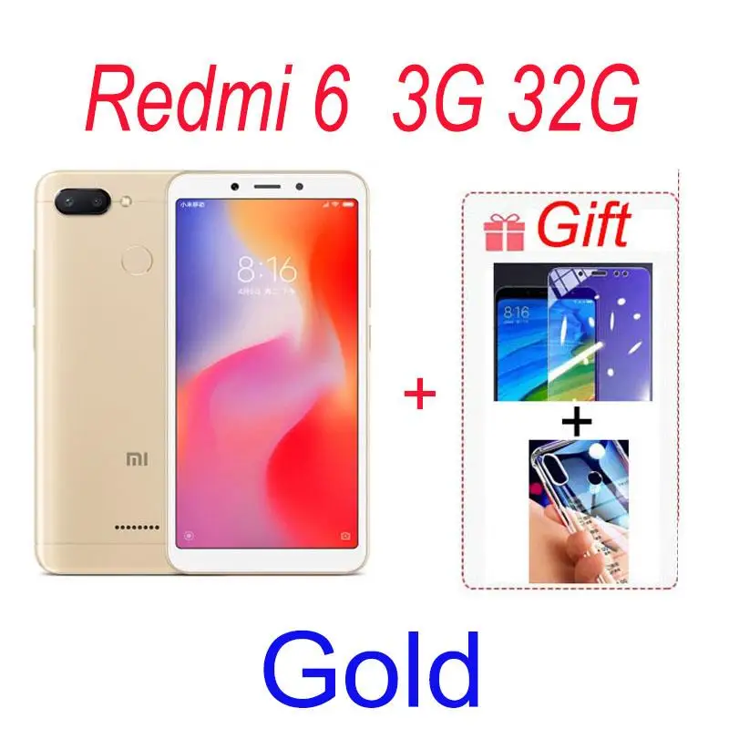 2025 Redmi 6 Smartphone googleplay Mobile Phone 5.45