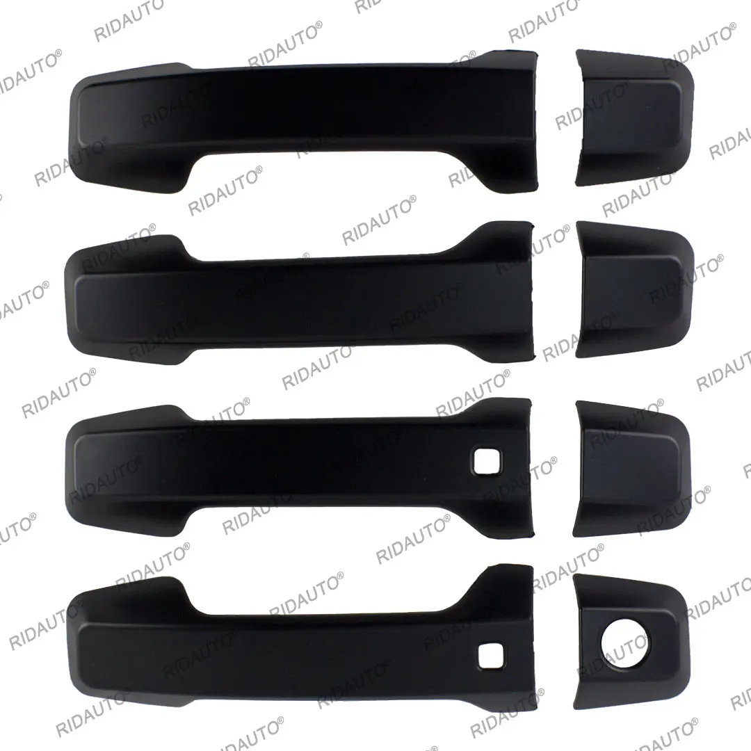 Car Exterior Door Handle Protection For 2024 Mitsubishi Triton L200 Part Accessories Matte Blake Protector Cover