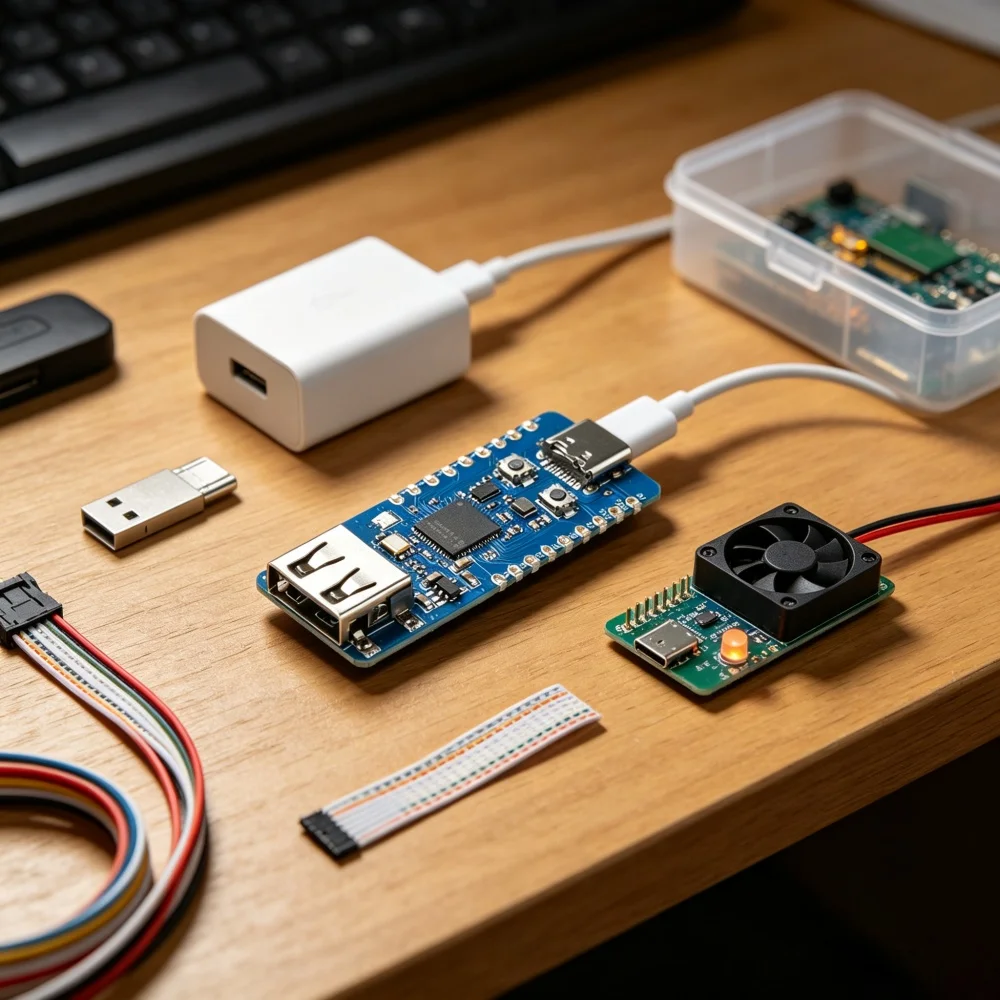 RP2350-USB-A Mini Development Board Microcontroller Processor Based for Raspberry Pi Pico 2 RP2350A Type C