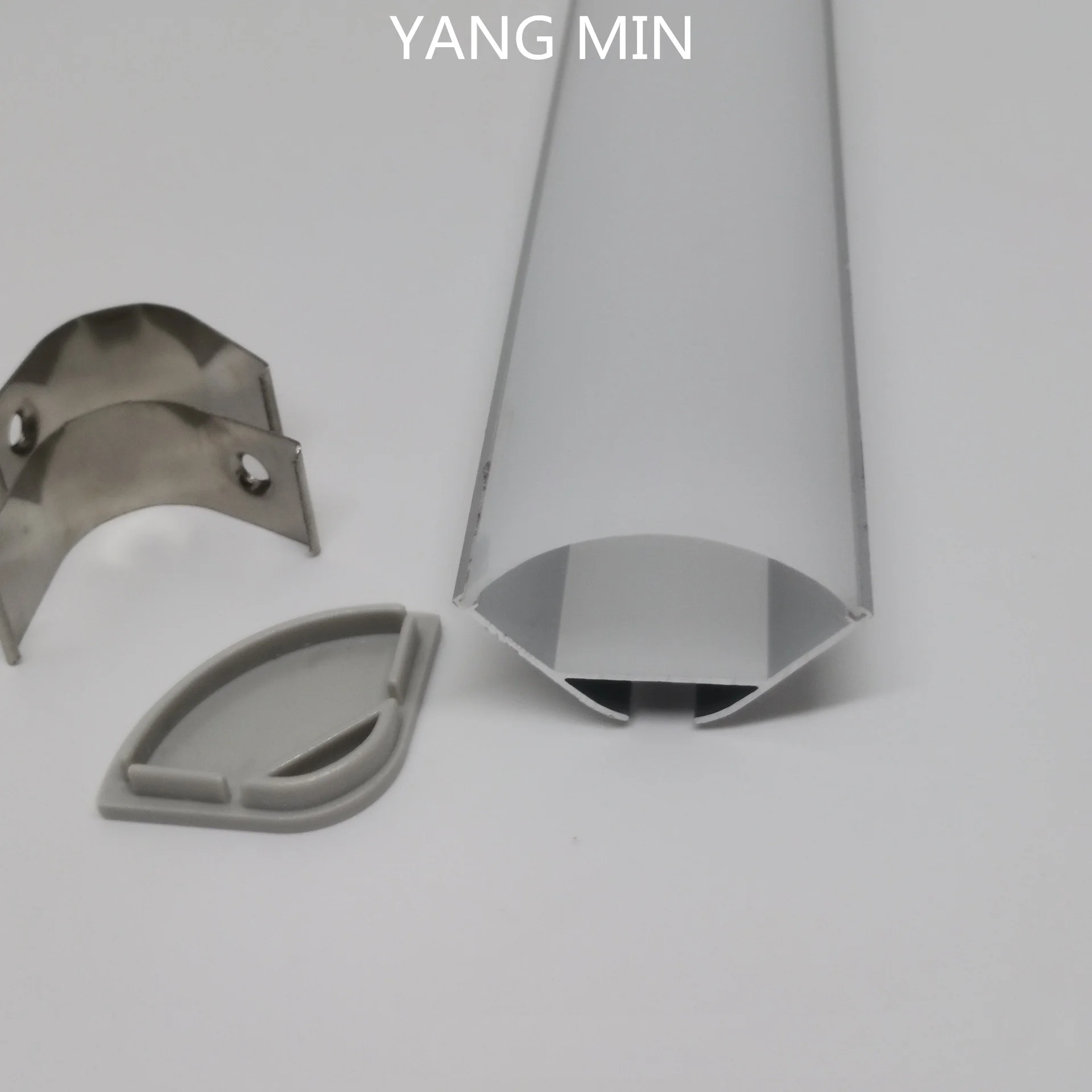 

1m/pcs V Shape 45 Degrees Corner Surface Mounted LED Aluminum Profile Channels For Corner Wardrobe Kitchen Cabinet