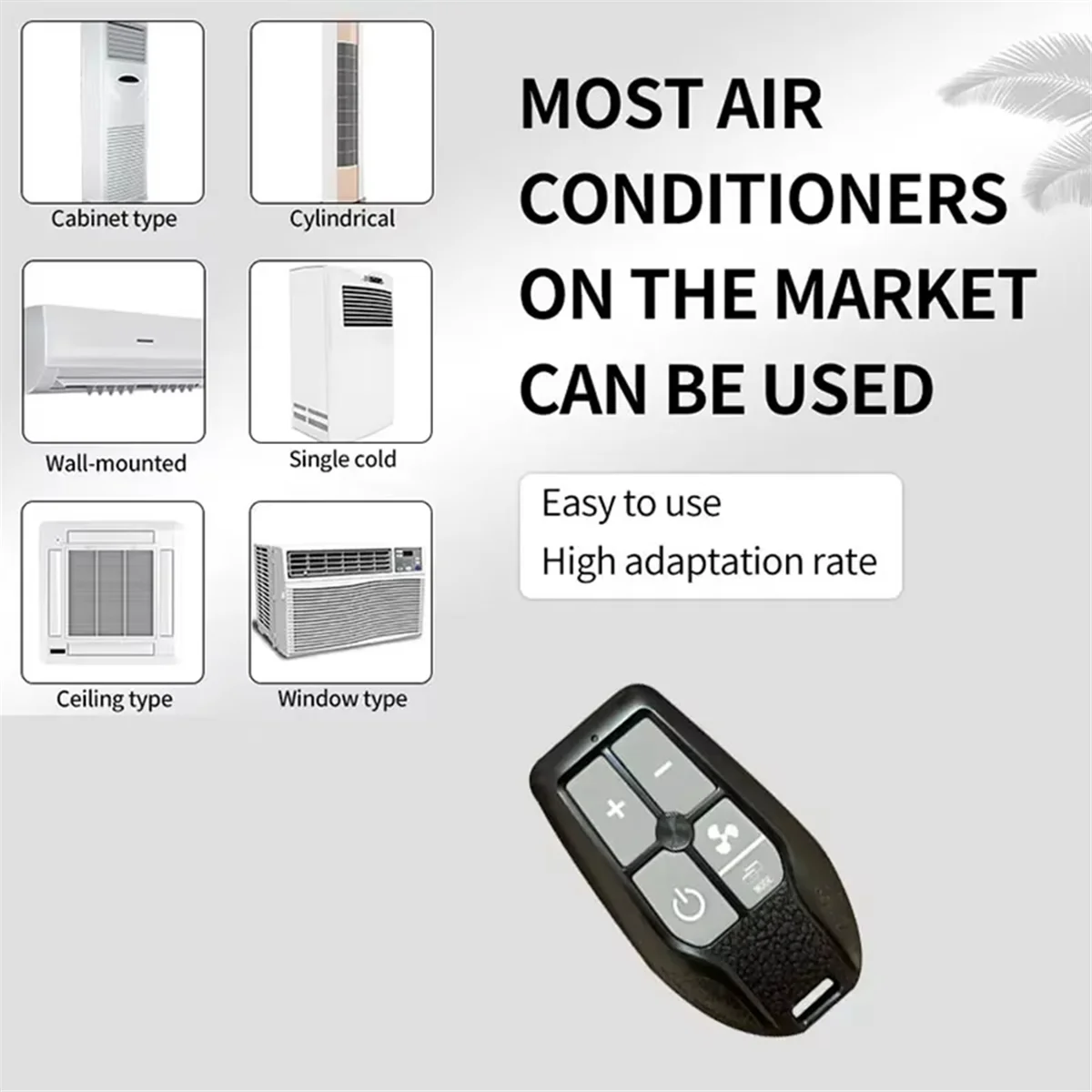 

ABLK Universal A/C Remote Control X900 Compatible With All Major Air Conditioner Brands & Models