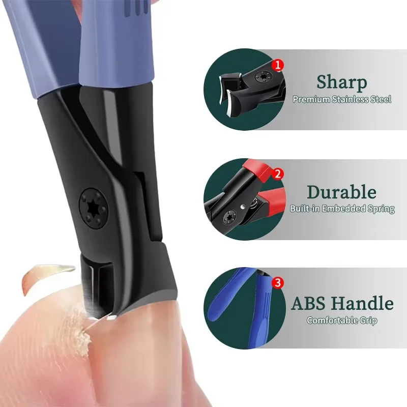 New Anti-splash Nail Thick Clippers Hard Nail Special Nail Clipper Single Nail Clippers Large Size Household Toes Nail Clippers