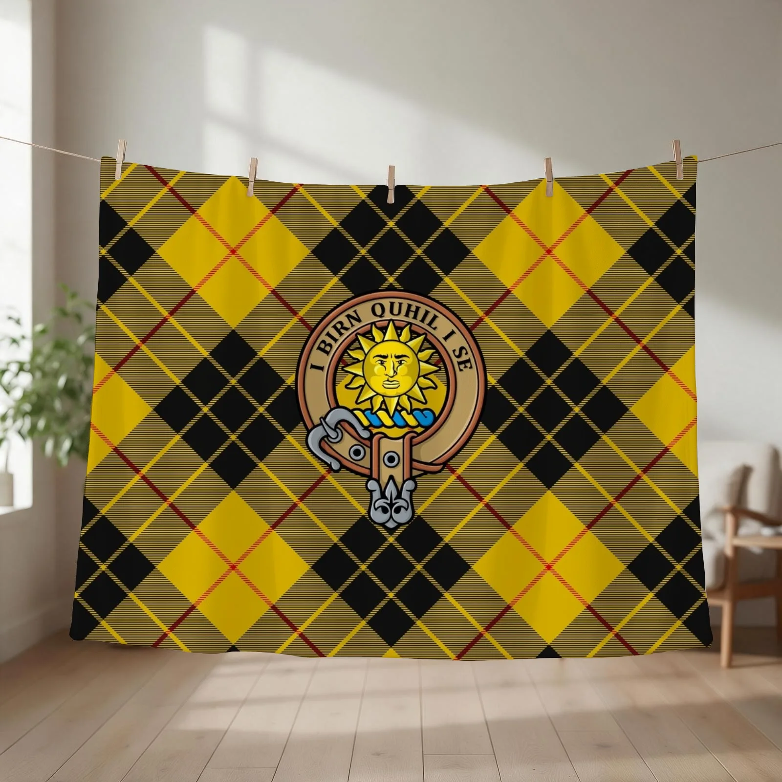 Clan MacLeod of Lewis Crest Throw Blanket Winter beds Beach Softest Blankets For Sofas Blankets