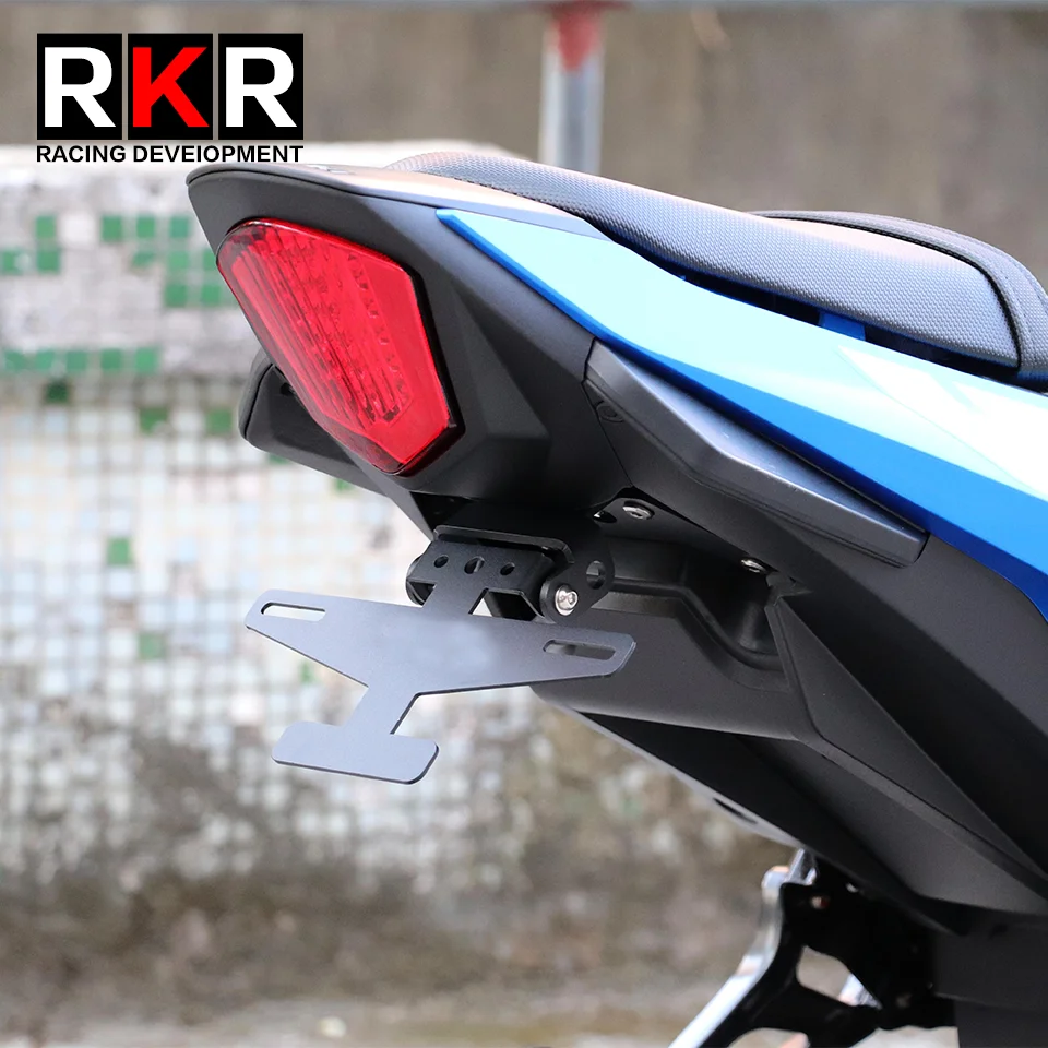 Motorcycle License Plate Mount Holder Tail Tidy Fender Eliminator with LED Light Accessories for SUZUKI GSX250R GSX250 GSX 250R