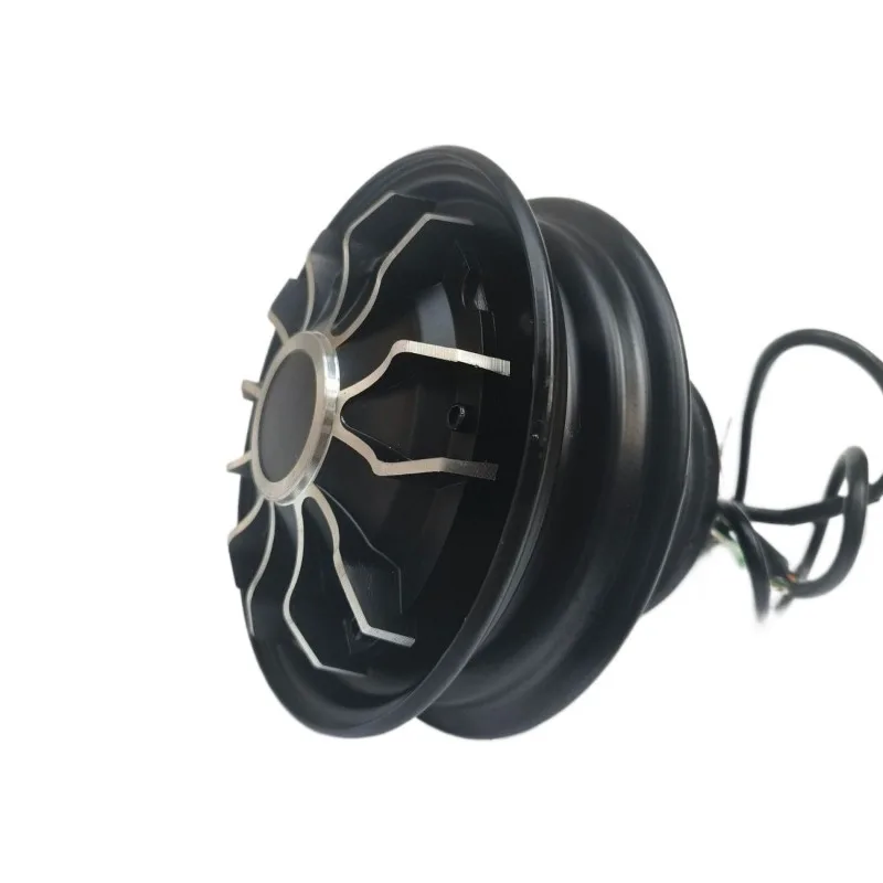 10 inch unilateral shaft brushless wheel hub motor small elderly tricycle scooter, wheel drum brake motor