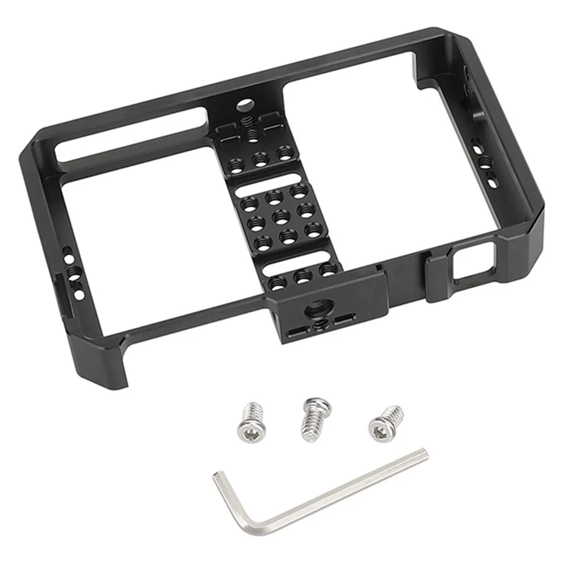 مسجلات و2 حامل للأحذية الباردة - قفص شاشة كامل جديد لشاشات Feelworld CUT6 CUT6S 6 بوصة 4K التي تعمل باللمس