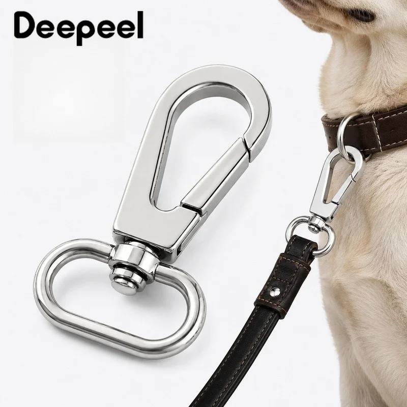 1Pc/2Pcs/5Pcs 33-46mm Stainless Steel Swivel Lobster Clasp for Handbag Crossbody Strap Pet Leash Leather Webbing Repair Bag Hook