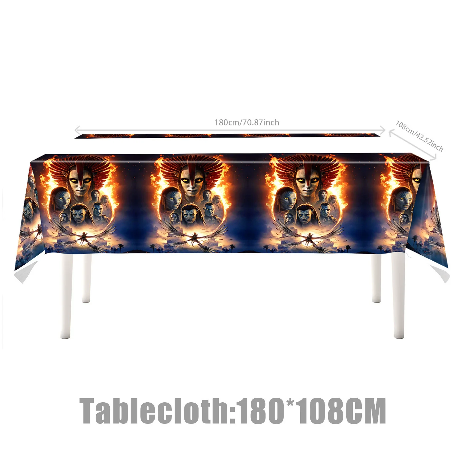 Decoração de festa de aniversá - Table Cloth Disposable avaliação e preço