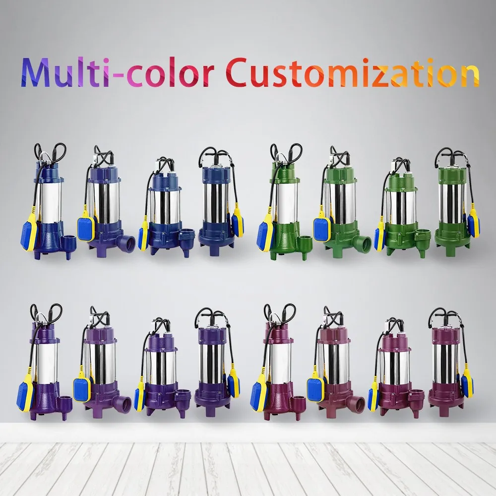 Pompa Limbah Seri V Tipe DM-V 0,75 2 3 1500W Pompa Air Submersible